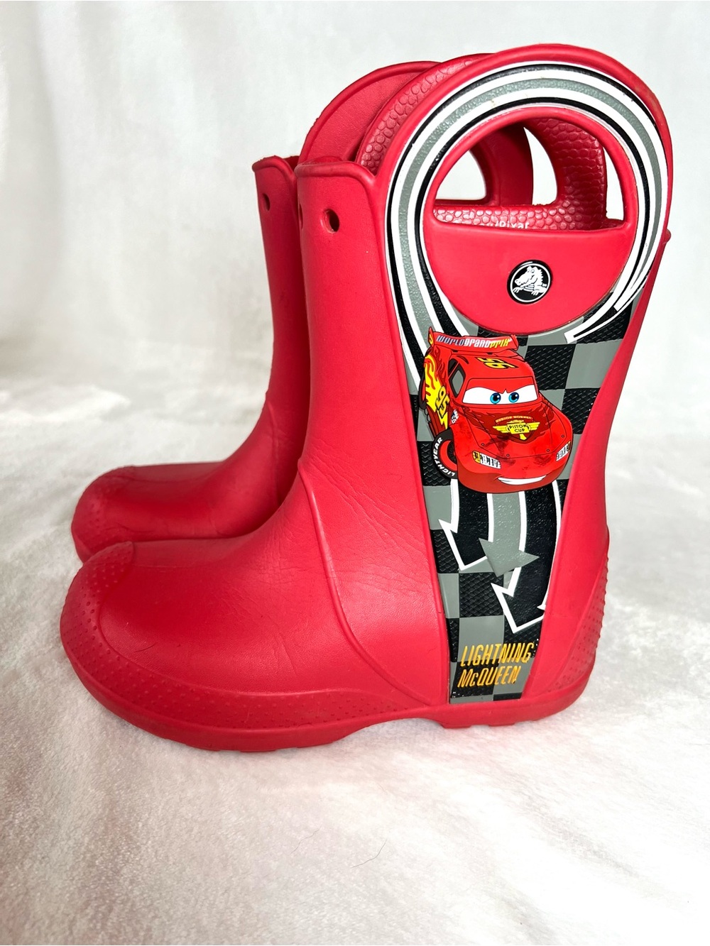 CROCS Cars Lightning McQueen Rain Boots